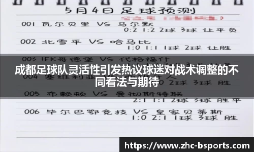 成都足球队灵活性引发热议球迷对战术调整的不同看法与期待